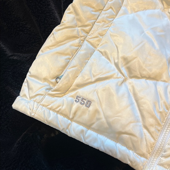 The North Face 550 Goose Down White Puffer Vest Medium - Picture 3 of 12
